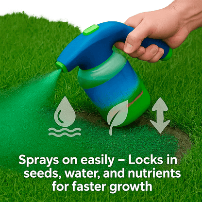 Liquid Lawn Spray Grass Seed Kit — Easy Patch Repair