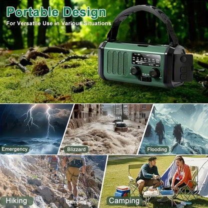 Multifunction Emergency Radio — Solar, Flashlight & USB