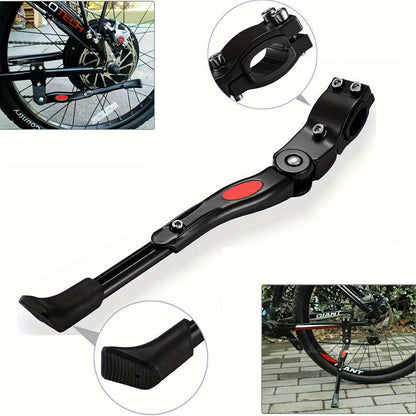 Adjustable Bike Kickstand — Stable Side Stand Support