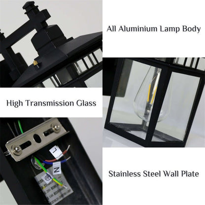 Waterproof E27 Aluminum Outdoor Wall Lantern