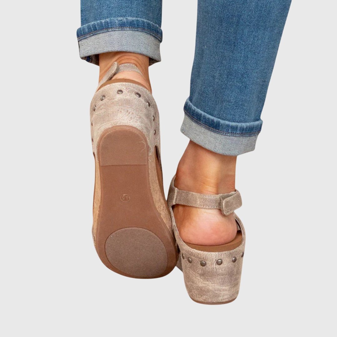 Orthopedic Wedge Sandals — Adjustable Strap Comfort
