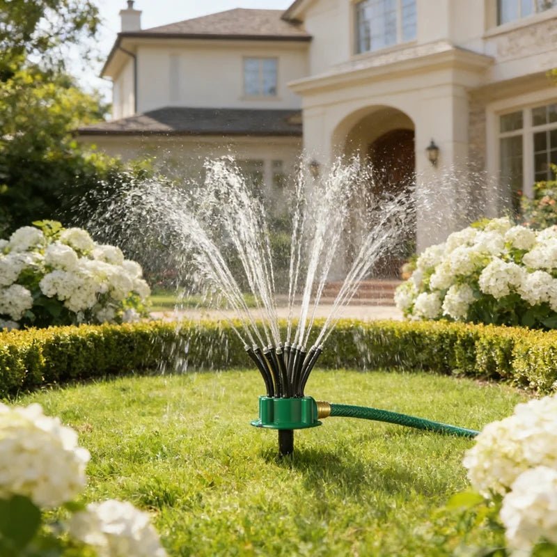 Multi-Head 360° Automatic Garden Sprinkler