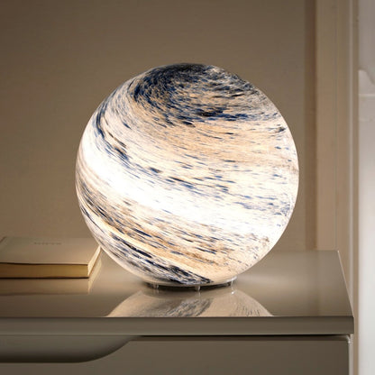 Glass Moon Lamp — 16 Colors with Remote Control