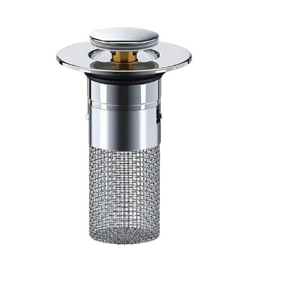 Pop-Up Sink Stopper With Anti-Odor Filter Strainer
