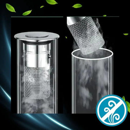 Pop-Up Sink Stopper With Anti-Odor Filter Strainer