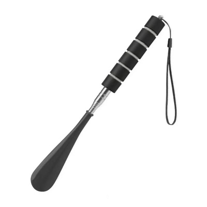 Telescopic Stainless Steel Shoe Horn With Grip