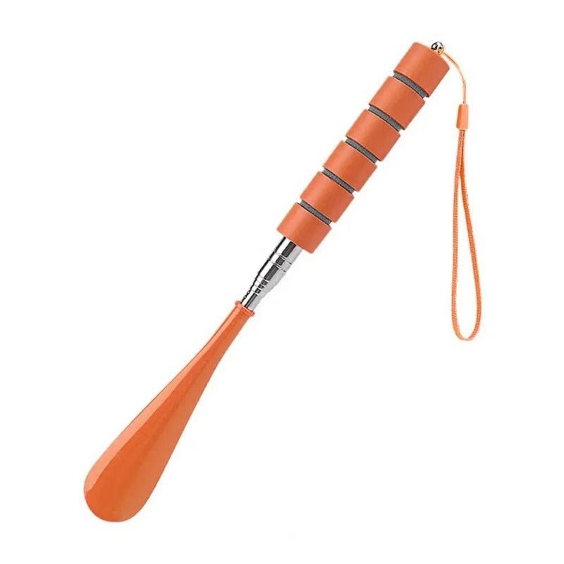 Telescopic Stainless Steel Shoe Horn With Grip