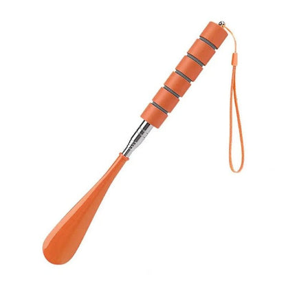 Telescopic Stainless Steel Shoe Horn With Grip