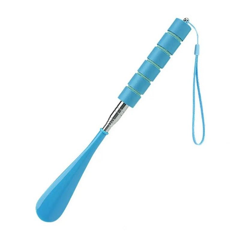 Telescopic Stainless Steel Shoe Horn With Grip