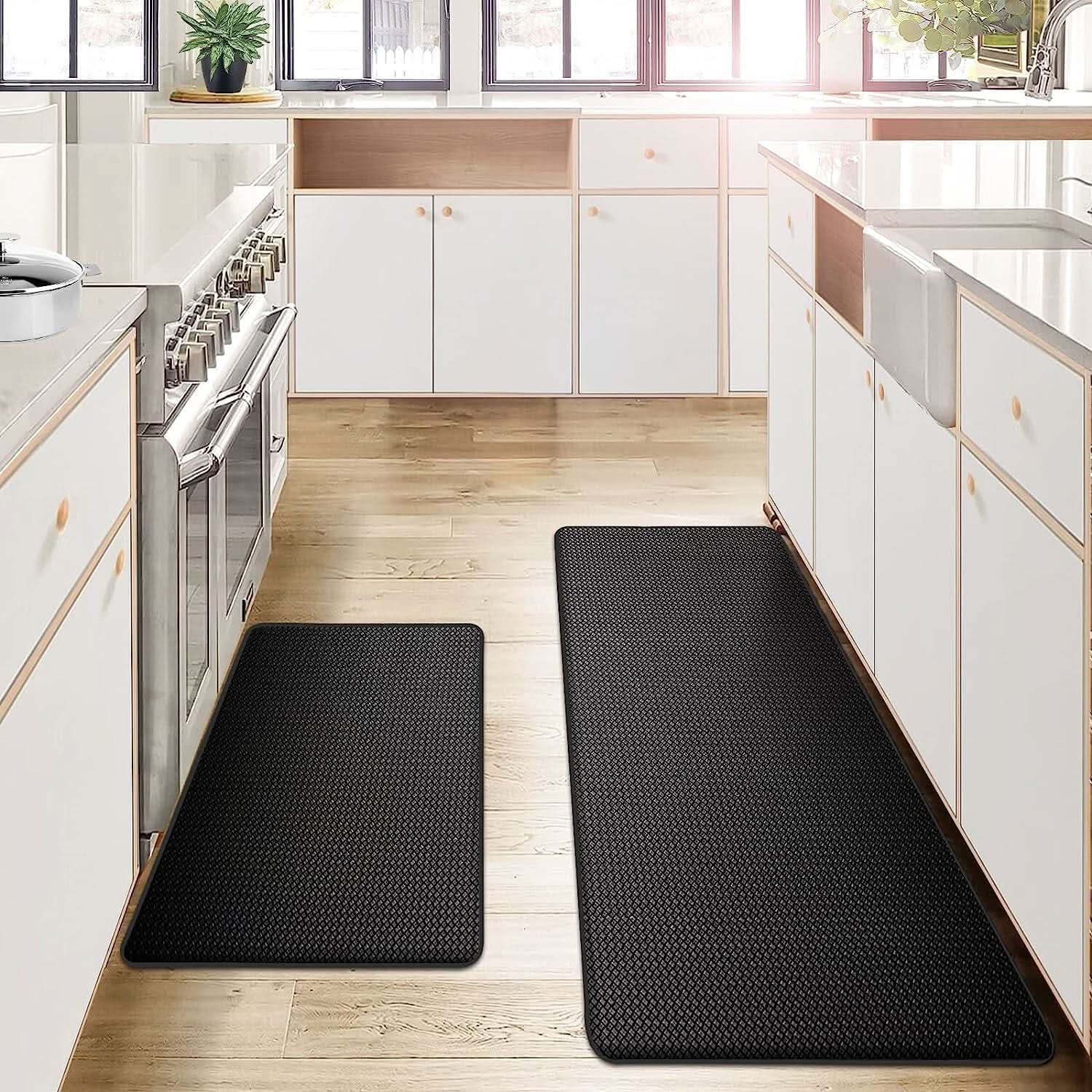 Ergonomic Anti-Fatigue Kitchen Mat — Non-Slip Cushioned