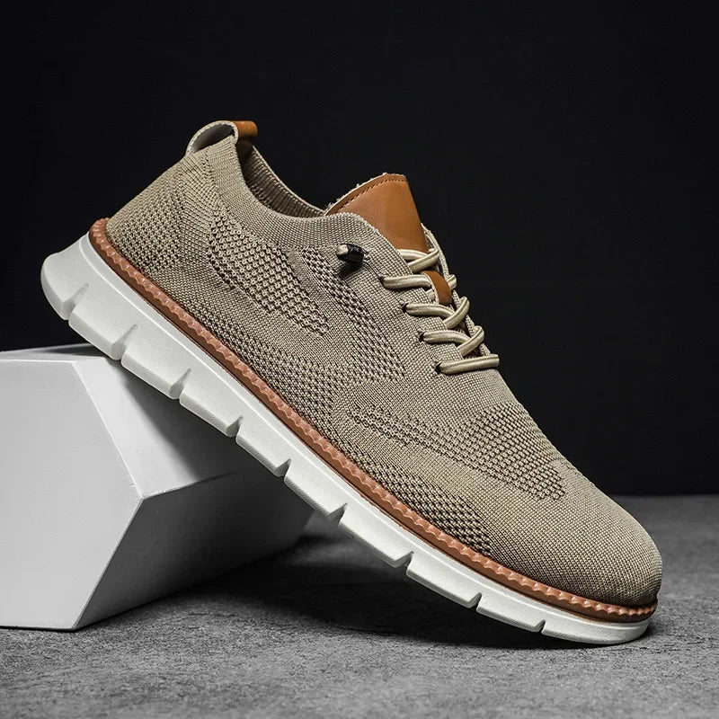 Men's Handcrafted Leather Dress Shoes — Breathable Lining
