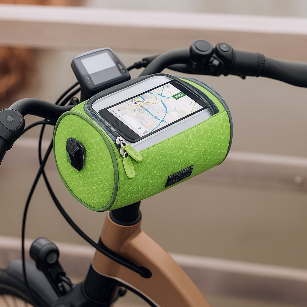 Bike Handlebar Bag — Waterproof Touchscreen Top