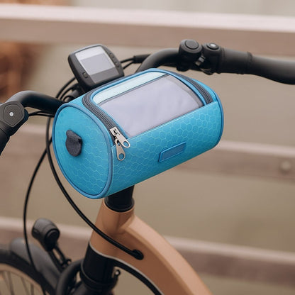 Bike Handlebar Bag — Waterproof Touchscreen Top