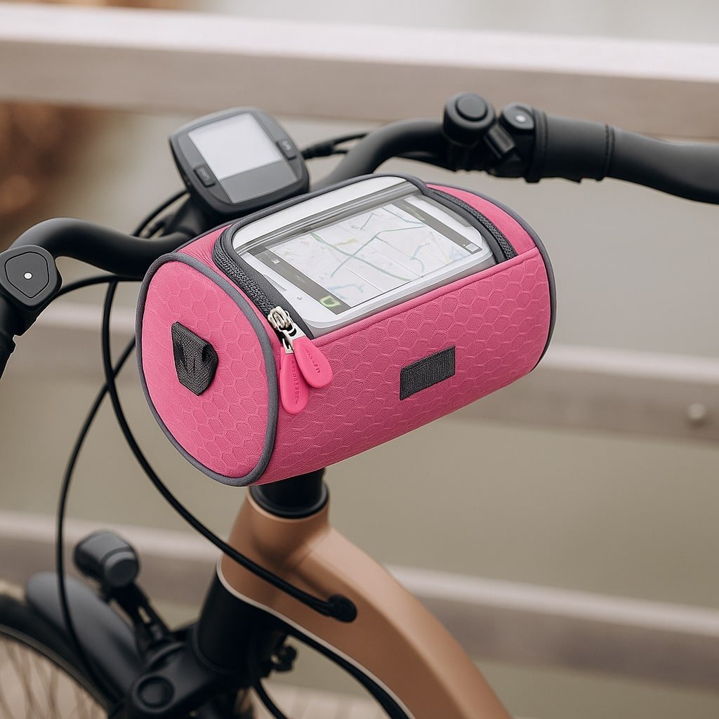 Bike Handlebar Bag — Waterproof Touchscreen Top