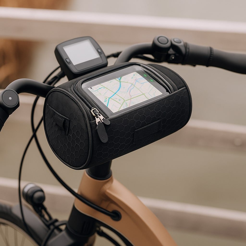 Bike Handlebar Bag — Waterproof Touchscreen Top