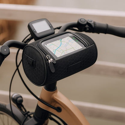 Bike Handlebar Bag — Waterproof Touchscreen Top