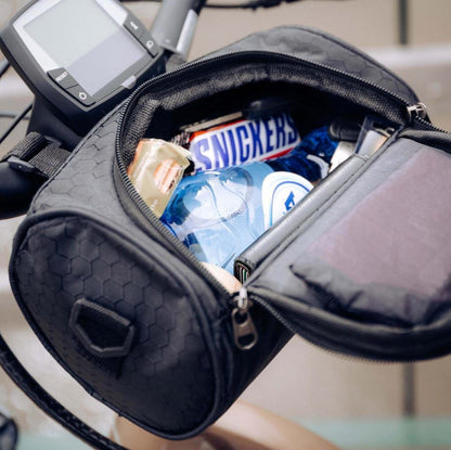 Bike Handlebar Bag — Waterproof Touchscreen Top