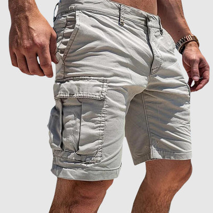 Men's Cargo Shorts — Knee Length with Side Pockets