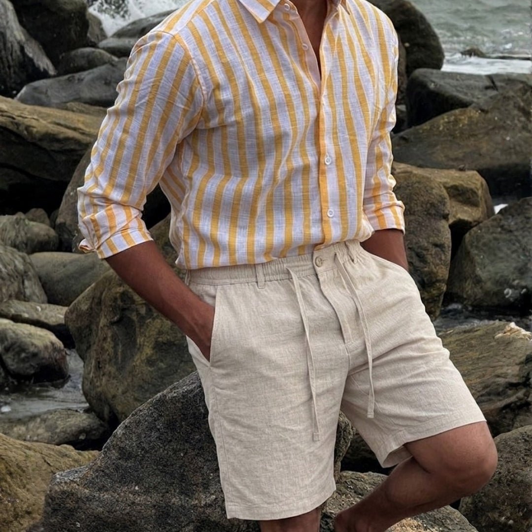 Premium Linen Shorts — Relaxed Breathable Fit