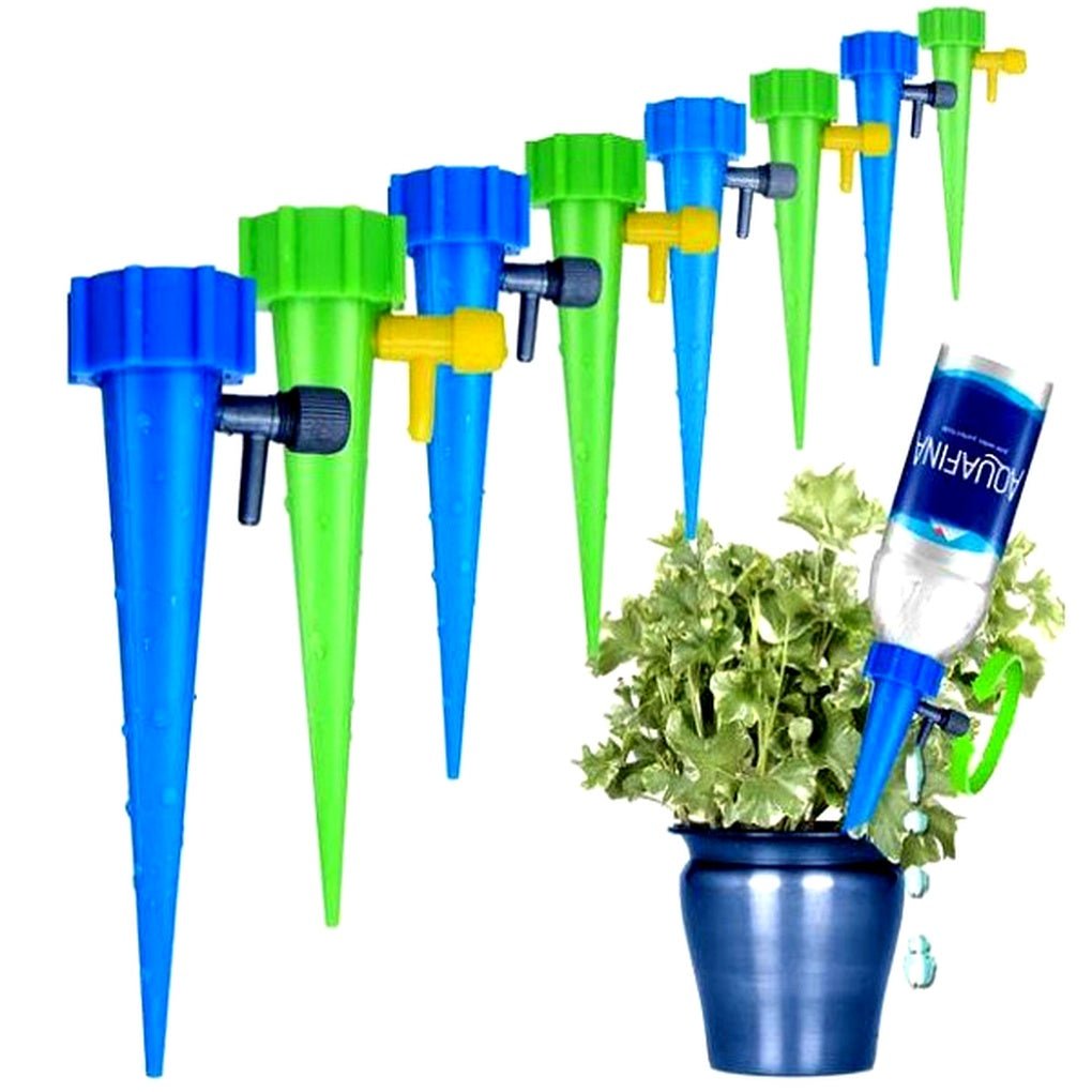 Automatic Plant Watering Spikes — Set of 12