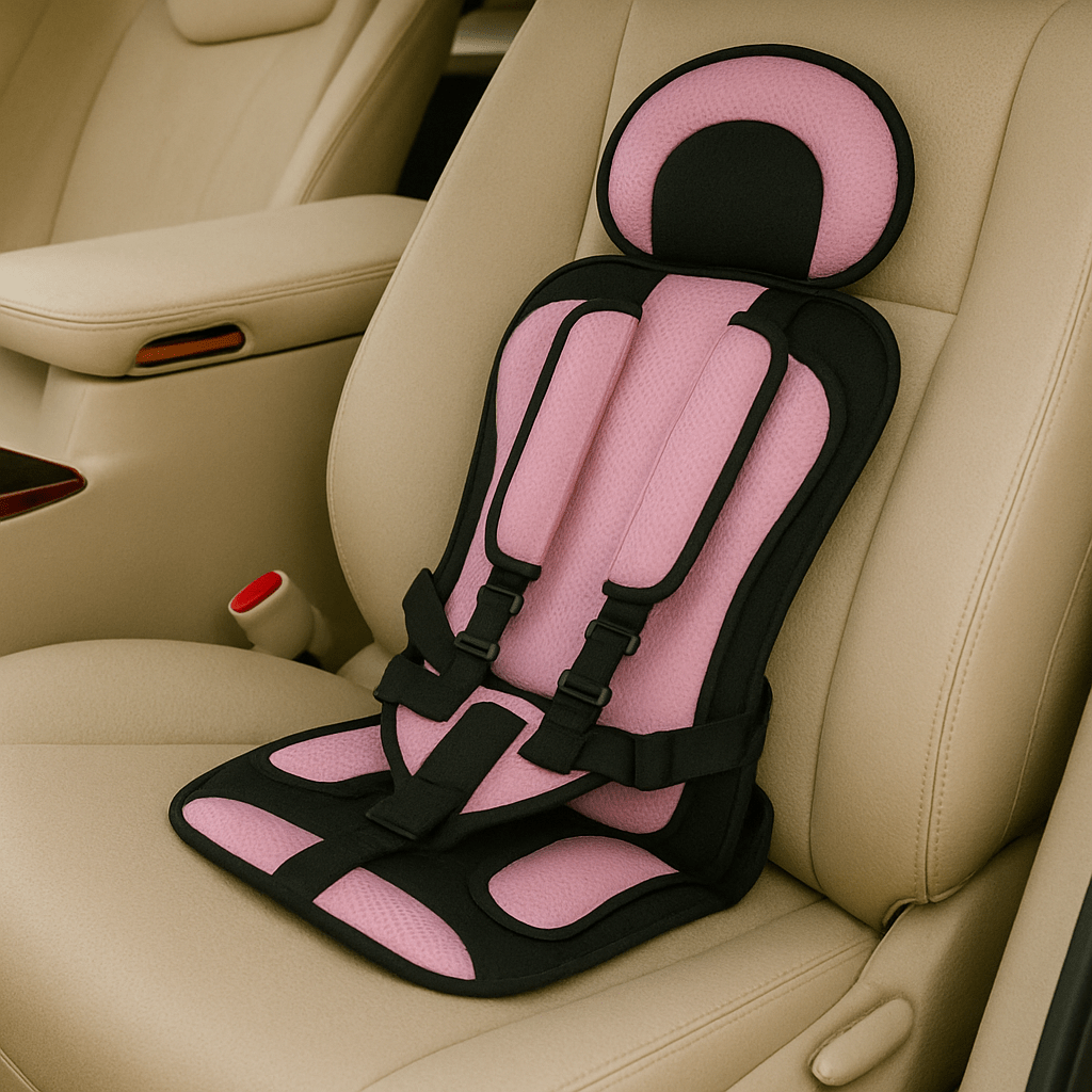 Portable Folding Car Seat — 5-Point Harness Travel