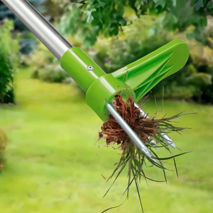 Manual Garden Weed Puller — Removes Roots Effortlessly