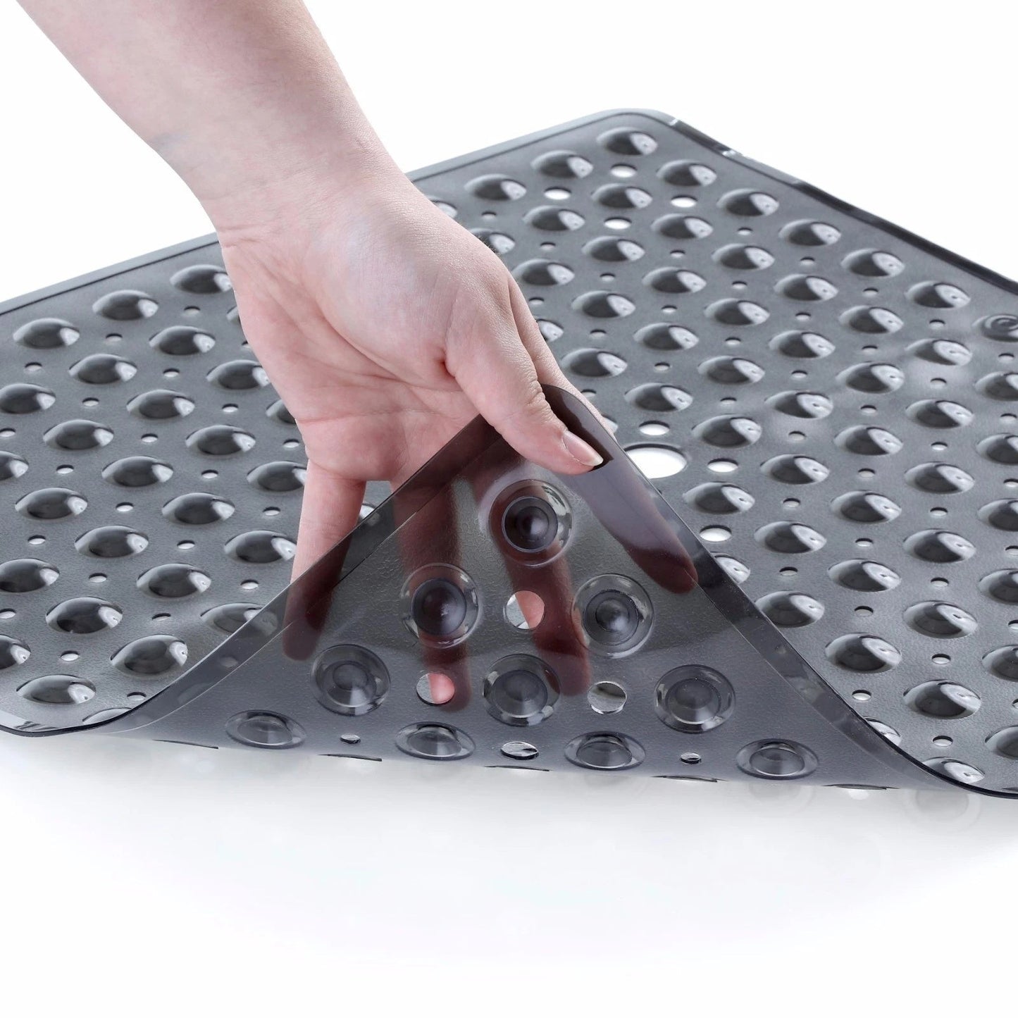 Non-Slip Shower Mat — Suction Grip with Drainage Holes