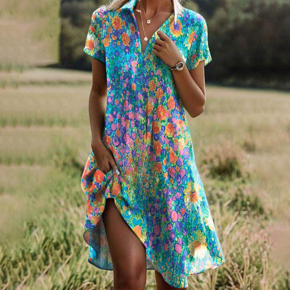 Boho Chic Maxi Dress — Flowy Summer Style