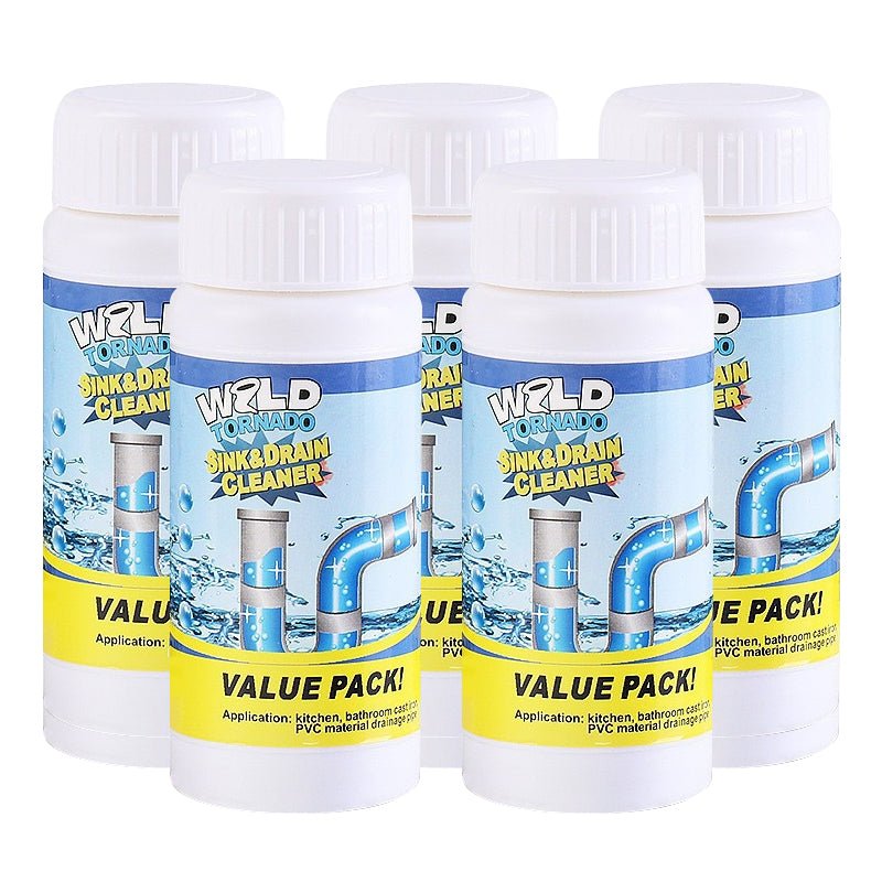 Drain Cleaner Powder — Unclog Pipes and Stop Odors