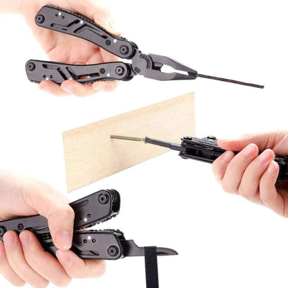 24-in-1 Multitool Pliers — Compact Stainless Steel Kit