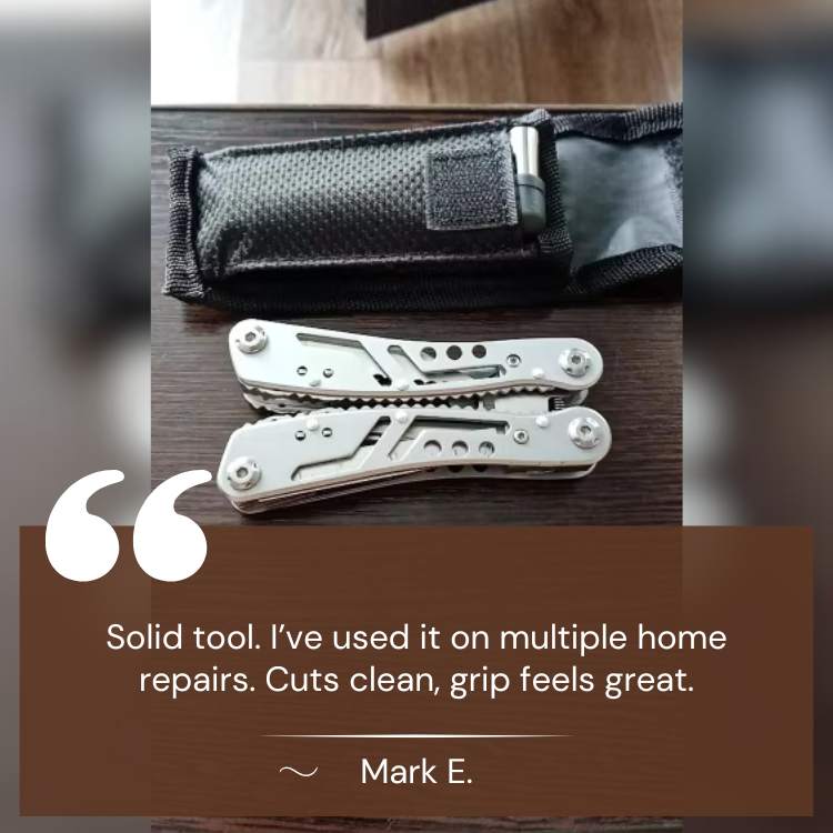 24-in-1 Multitool Pliers — Compact Stainless Steel Kit