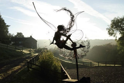 Handmade Metal Garden Fairy Statue — 70cm Decor