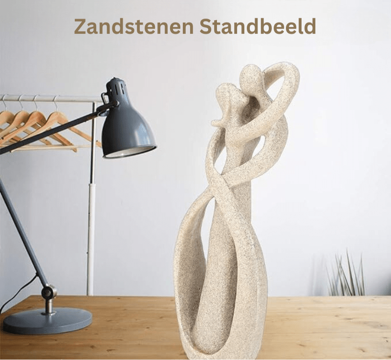 Abstract Embrace Sculpture — Timeless Love Decor