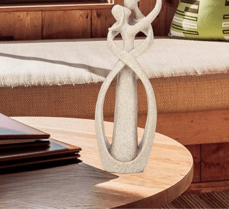 Abstract Embrace Sculpture — Timeless Love Decor