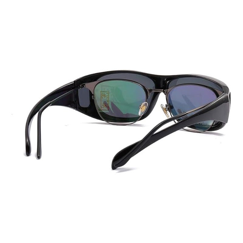 Polarized Fit-Over Sunglasses with Side Shields — Anti-Glare