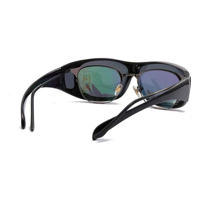 Polarized Fit-Over Sunglasses with Side Shields — Anti-Glare