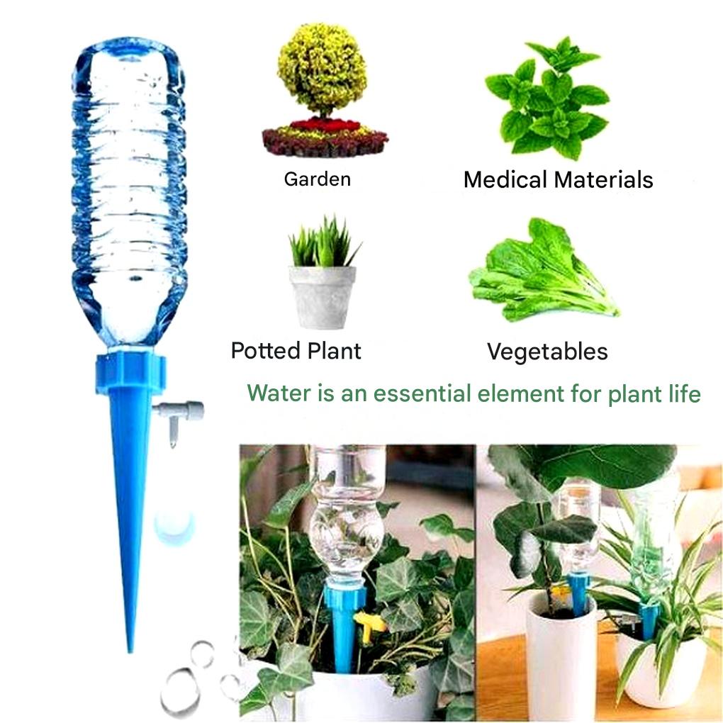 Automatic Plant Watering Spikes — Set of 12