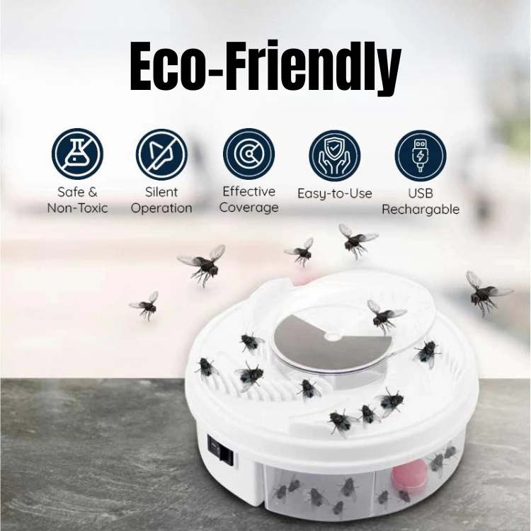 Silent USB Fly Trap — Eco-Friendly Indoor Insect Catcher