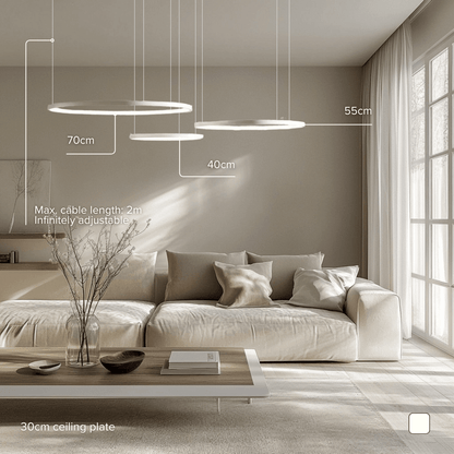 Minimalist Ceiling Light — Timeless Elegant Glow
