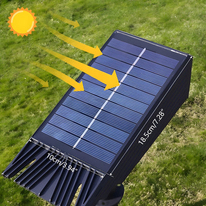 Solar LED Garden Spotlight — Adjustable Head & RGB