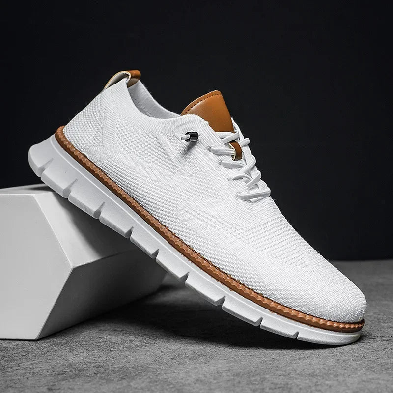 Men's Handcrafted Leather Dress Shoes — Breathable Lining