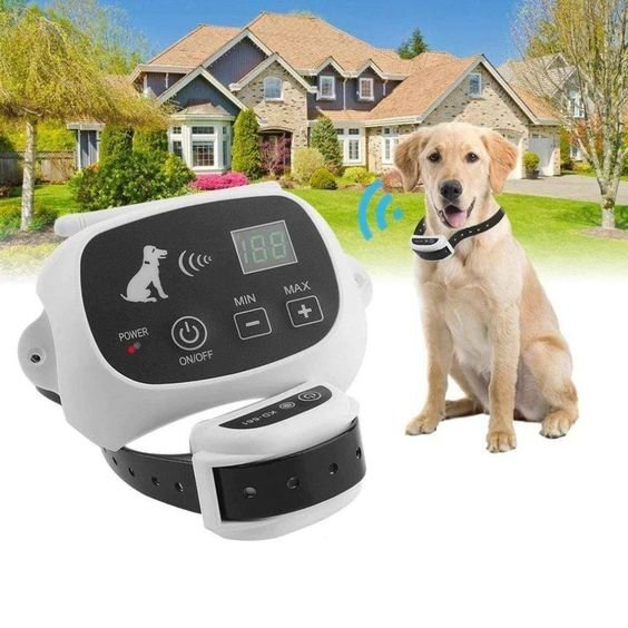 Wireless Dog Fence With Adjustable Training Collar