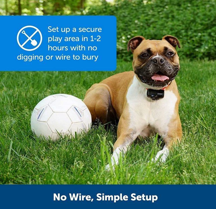 Wireless Dog Fence With Adjustable Training Collar