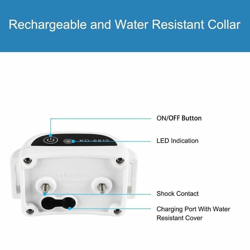 Wireless Dog Fence With Adjustable Training Collar