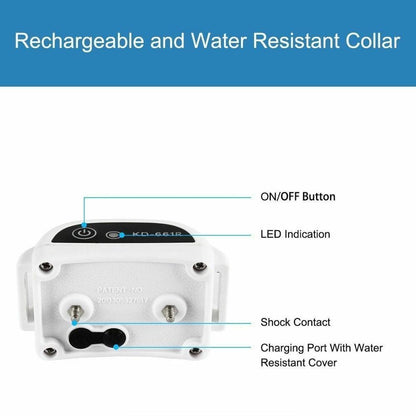Wireless Dog Fence With Adjustable Training Collar