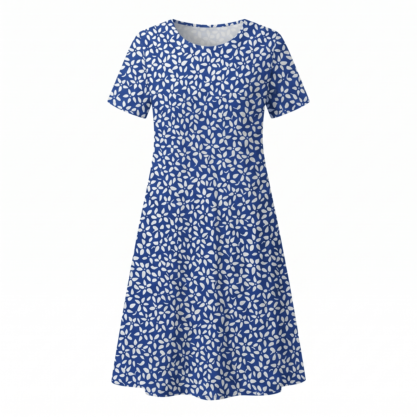 Floral Midi Dress — Casual A-Line Everyday Style