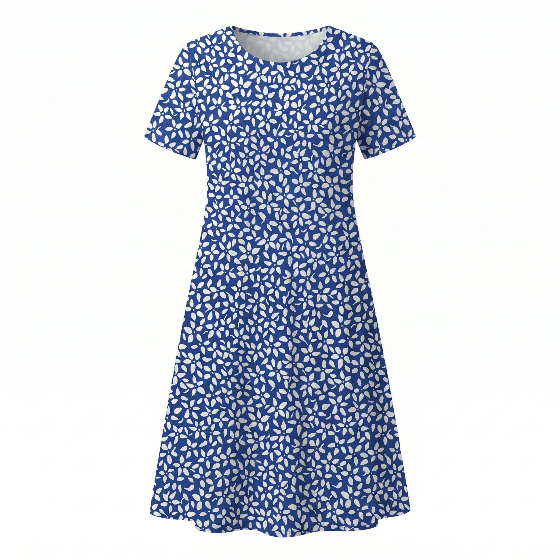 Floral Midi Dress — Casual A-Line Everyday Style