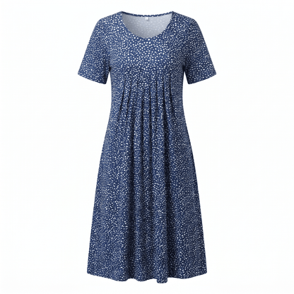 Floral Midi Dress — Casual A-Line Everyday Style