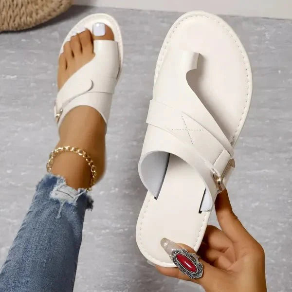 Leather Bunion-Correcting Orthopedic Sandals