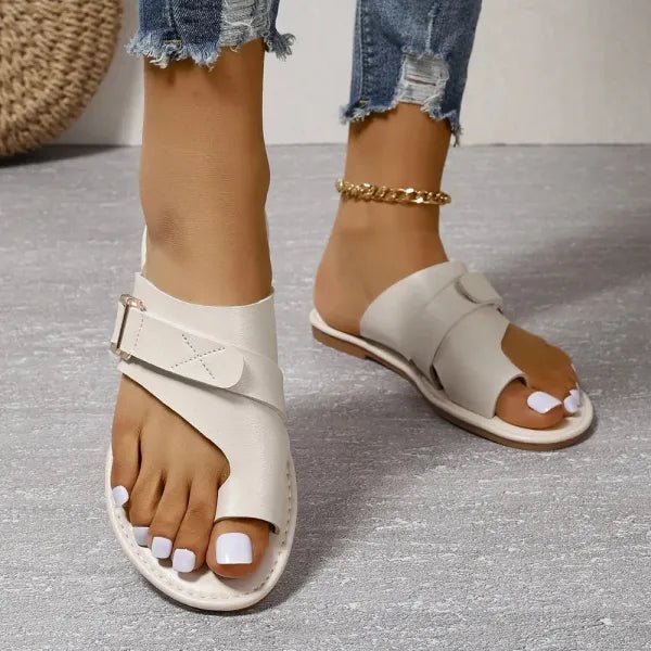 Leather Bunion-Correcting Orthopedic Sandals